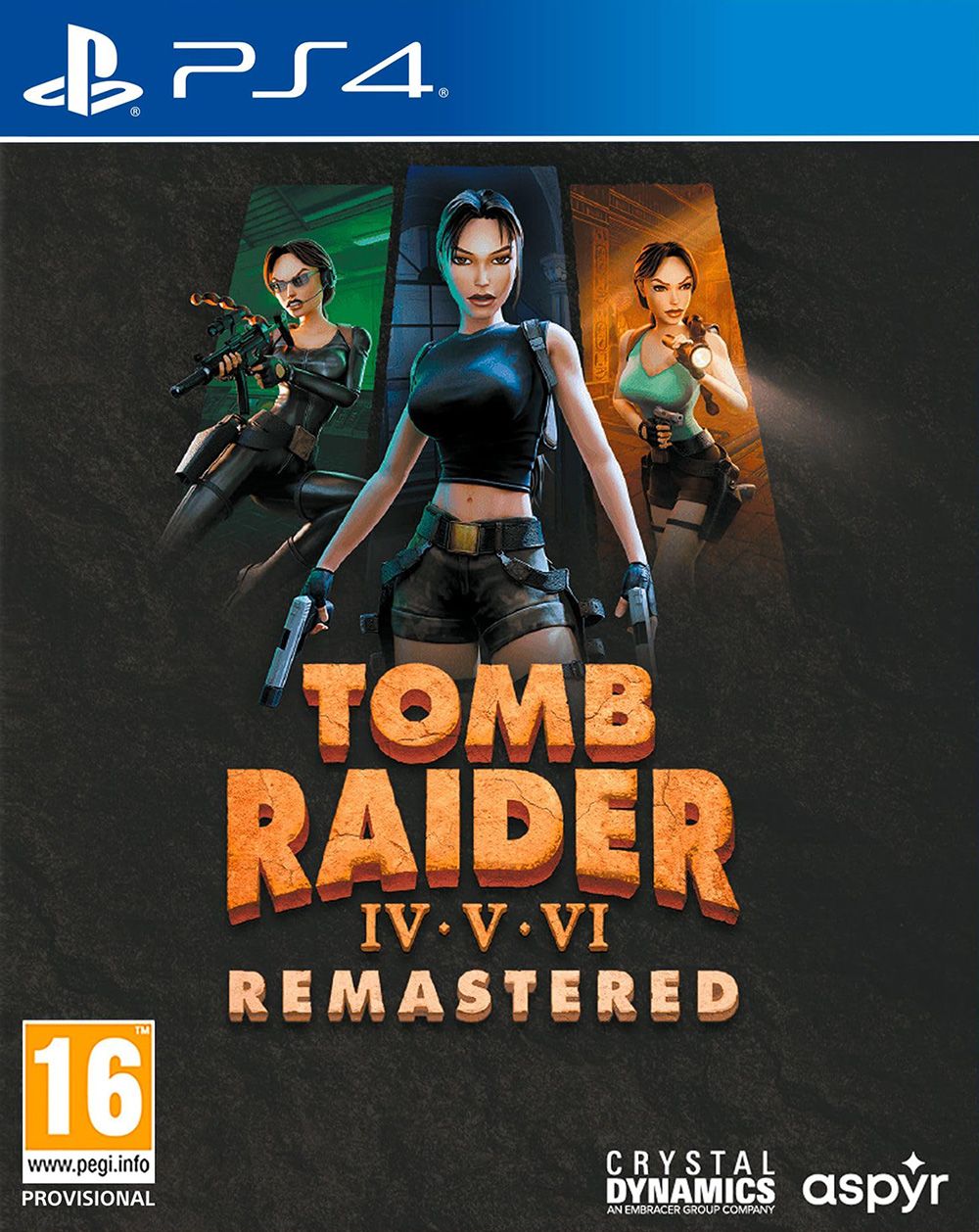 tomb_raider_iv_v_vi_remastered_ps4.jpg Tomb Raider IV + V + VI - Remastered (PS4) | PlayStation 4