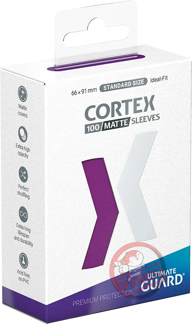 Ultimate Guard Cortex 100 Standard Size Matte Sleeves - Purple