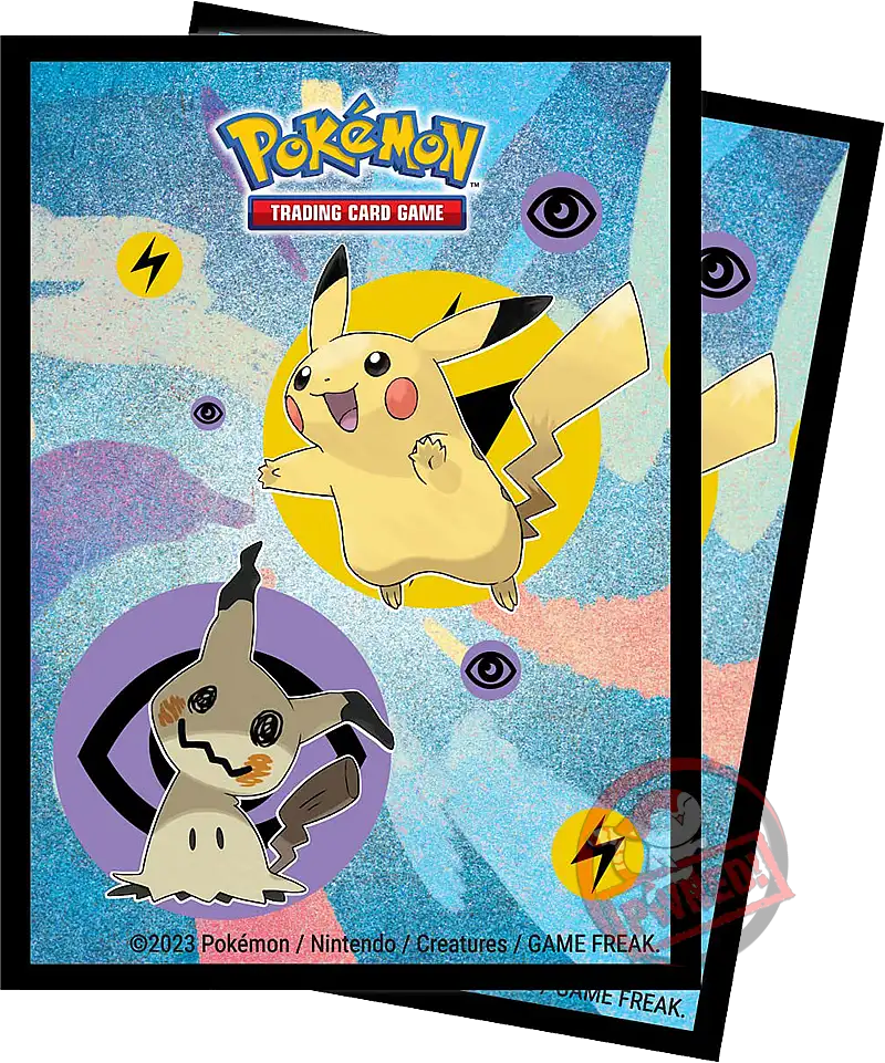 Ultra Pro Pokemon Pikachu & Mimikyu 65 Standard Deck Protector Sleeves