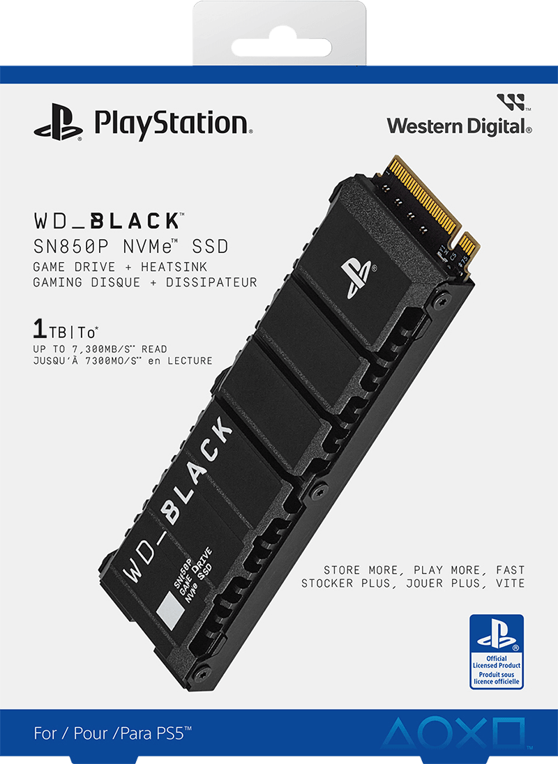 wd_black_1tb_nvme_m2_ssd_sn850p.png 1TB WD_BLACK NVMe M.2 SSD with Heatsink - SN850P (PC / PS5) | PlayStation 5
