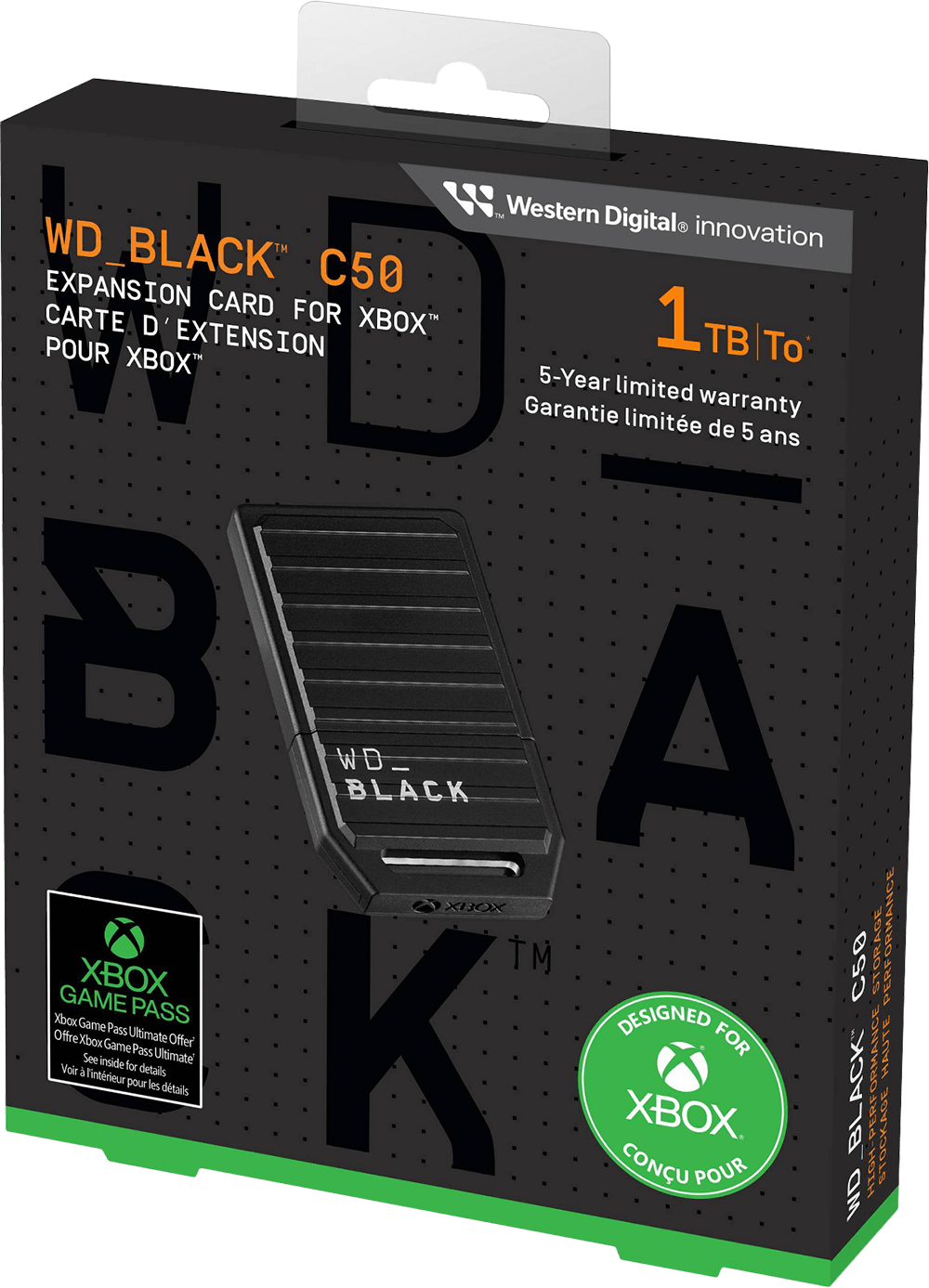 1TB WD_BLACK C50 Storage Expansion Card for Xbox (Xbox Series)(New