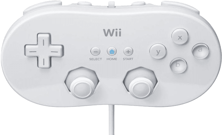 wii_classic_controller_white.png Nintendo Wii Classic Controller - White (Wii) | Nintendo Wii