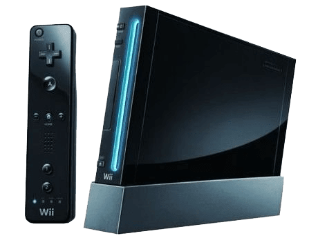 wii_console_black_1.png Nintendo Wii Console - Black (Wii) | Nintendo Wii