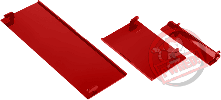 3 Pezzi Bianco Ricambio Porta Alloggio Cover Coperchio Per - Foto 3