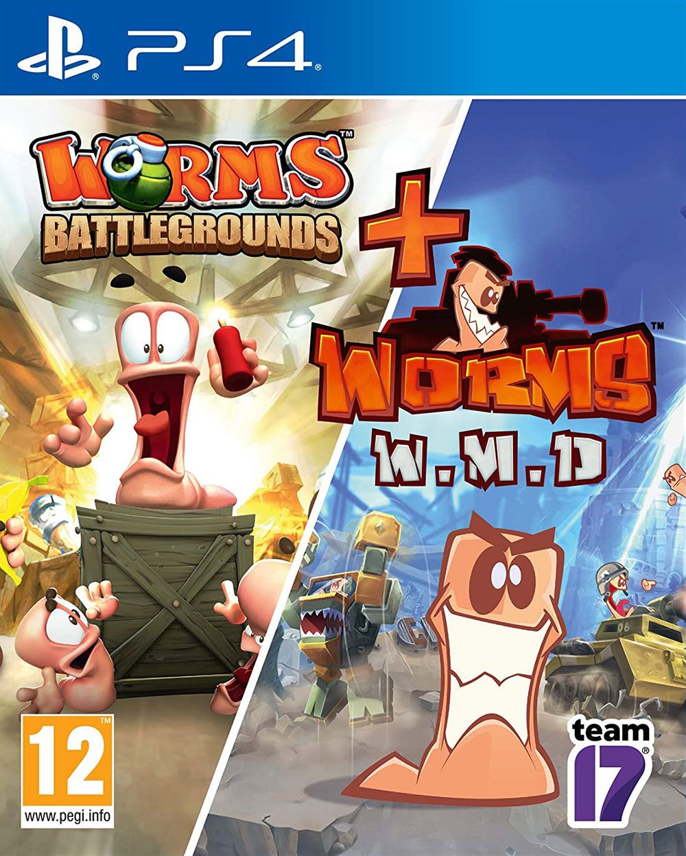 Worms: Battlegrounds + W.M.D - Weapons of Mass Destruction (PS4) | PlayStation 4