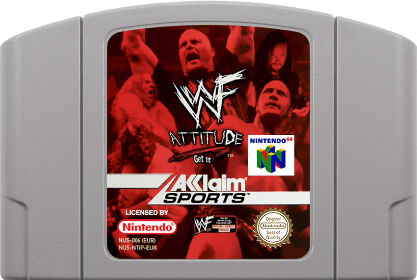 WWF Attitude Cartridge (N64) | Nintendo 64