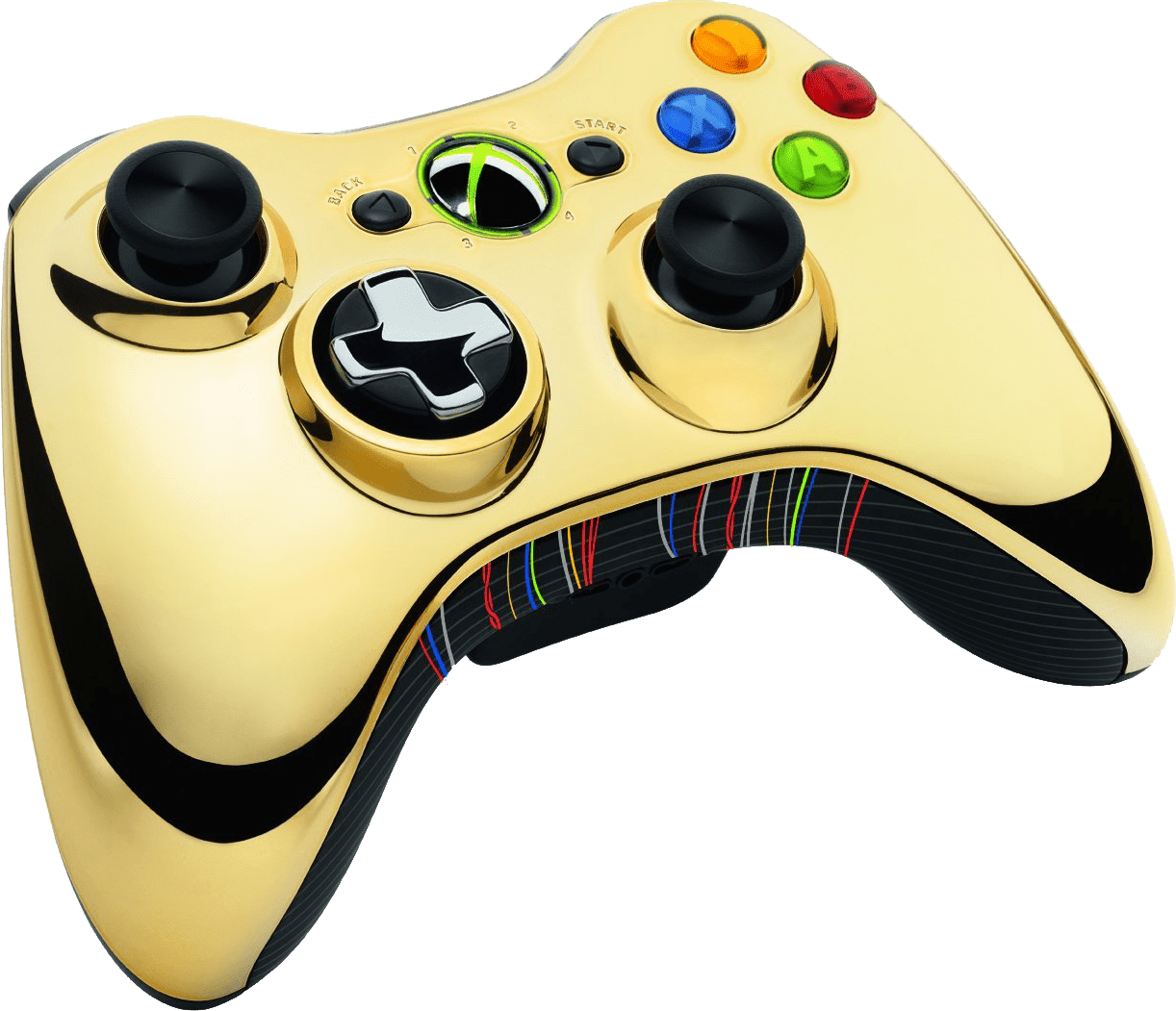 xbox360_controller_gold_chrome_c3p0.png Xbox 360 Wireless Controller - Star Wars Limited Edition C3P0 Gold Chrome (Xbox 360)