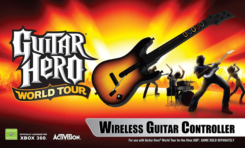 Xbox 360 Guitar Hero World Tour Standalone Guitar Xbox 360 Pwned Buy From Pwned Games
