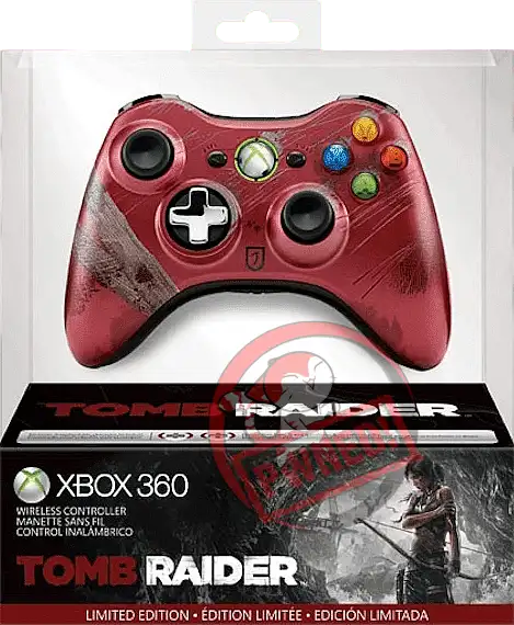 Wireless Controller Tomb Raider Limited Edition Xbox 360 New 