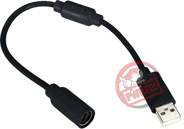 thumbnail image 2 of 10x Xbox 360 Breakaway Cable Adapters For Wired Controller - Black (26cm) 2 of 3