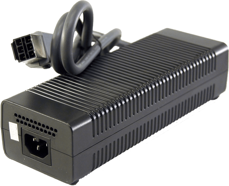 xbox_360_phat_psu_all.png Xbox 360 Phat Power Supply Unit / AC Adapter (Xbox 360)