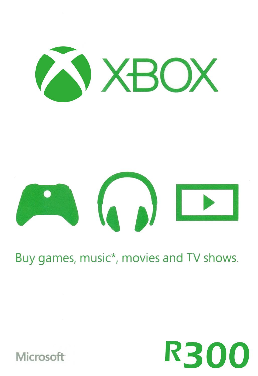 Xbox Live Gift Card - R300 [Digital Code]