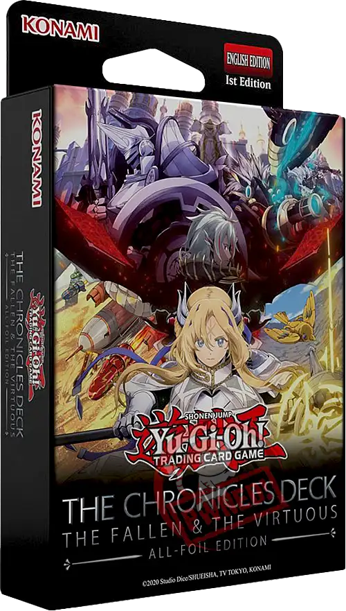 Yu-Gi-Oh! TCG: Structure Deck - The Chronicles Deck: The Fallen & The Virtuous - All-Foil Edition